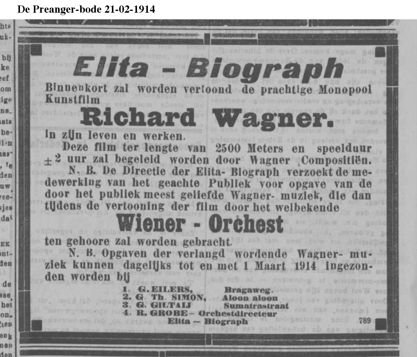 The Life of Richard Wagner (1913) Screenshot 3
