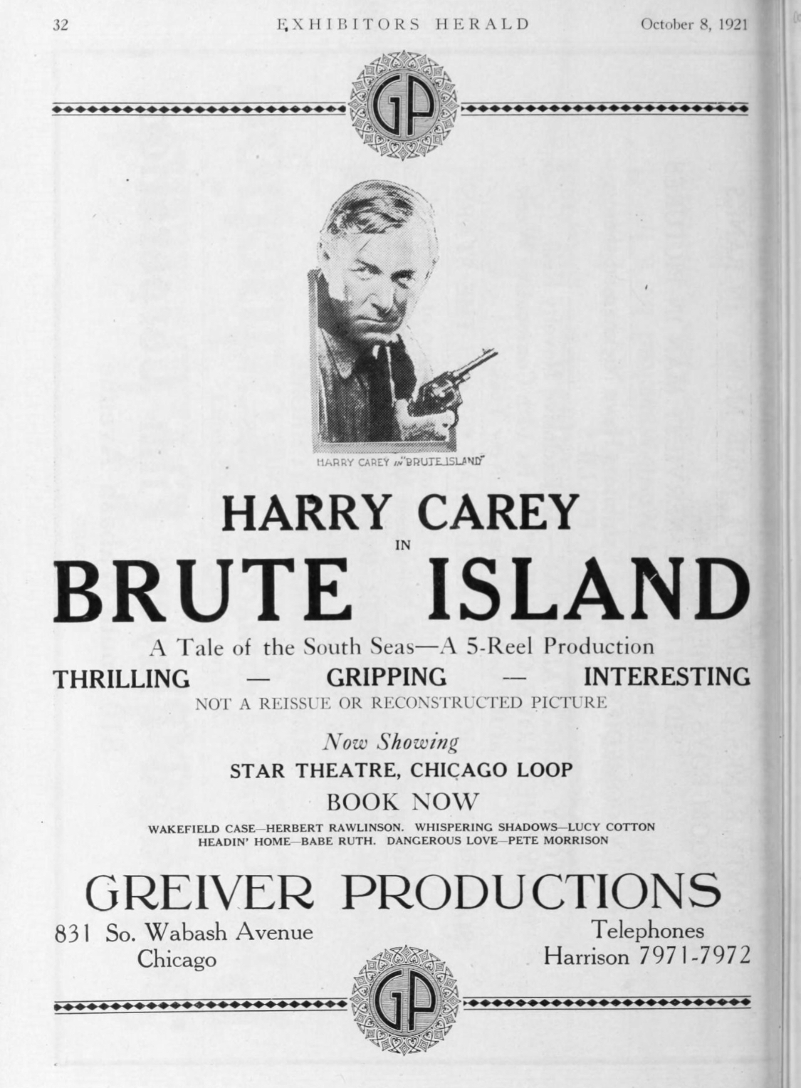 McVeagh of the South Seas (1914) starring Harry Carey on DVD on DVD