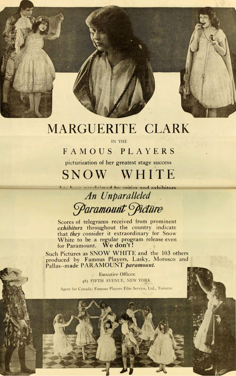 Snow White (1916) starring Dorothy Cumming on DVD on DVD