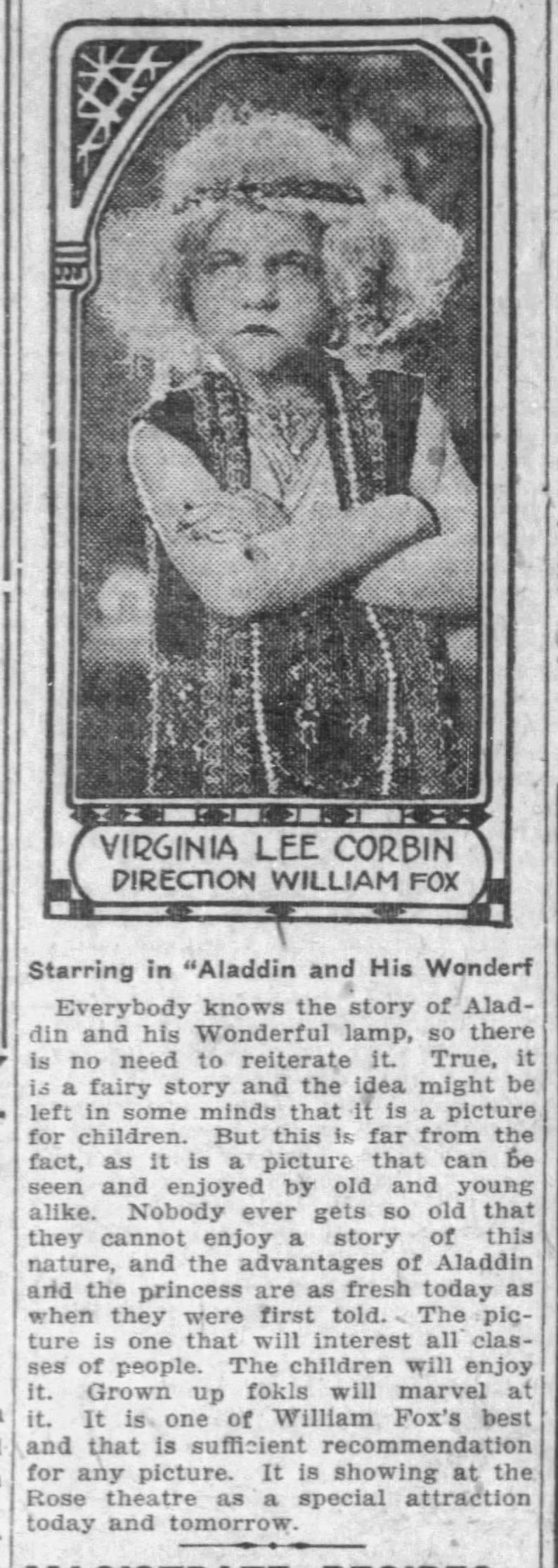 Aladdin and the Wonderful Lamp (1917) Screenshot 1