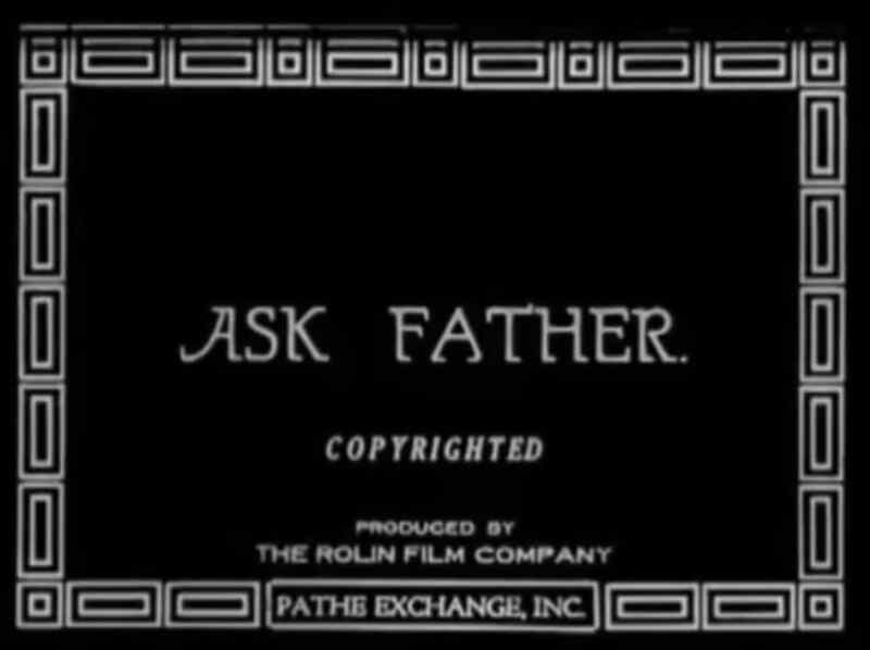 Ask Father (1919) Screenshot 1