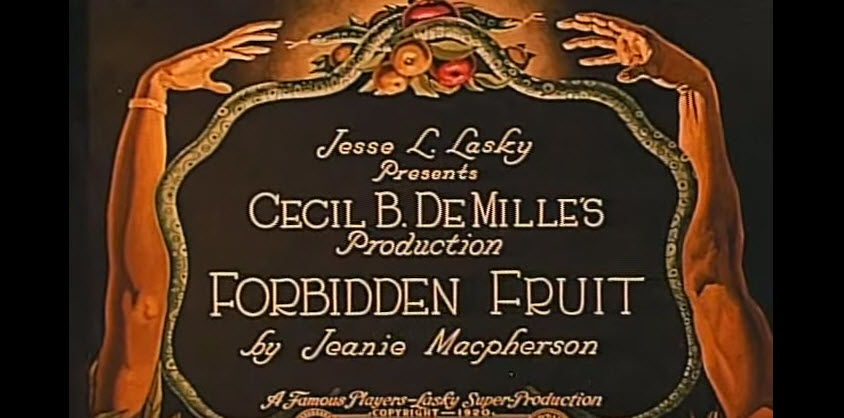 Forbidden Fruit (1921) Screenshot 1