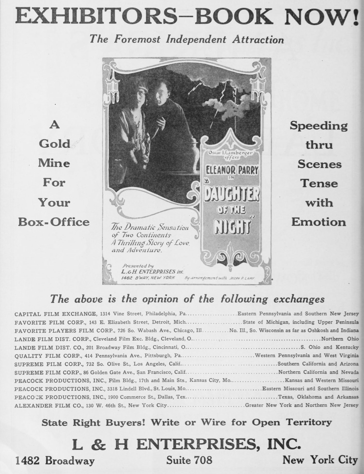 Daughter of the Night (1920) Screenshot 4