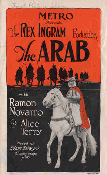The Arab (1924) starring Ramon Novarro on DVD on DVD