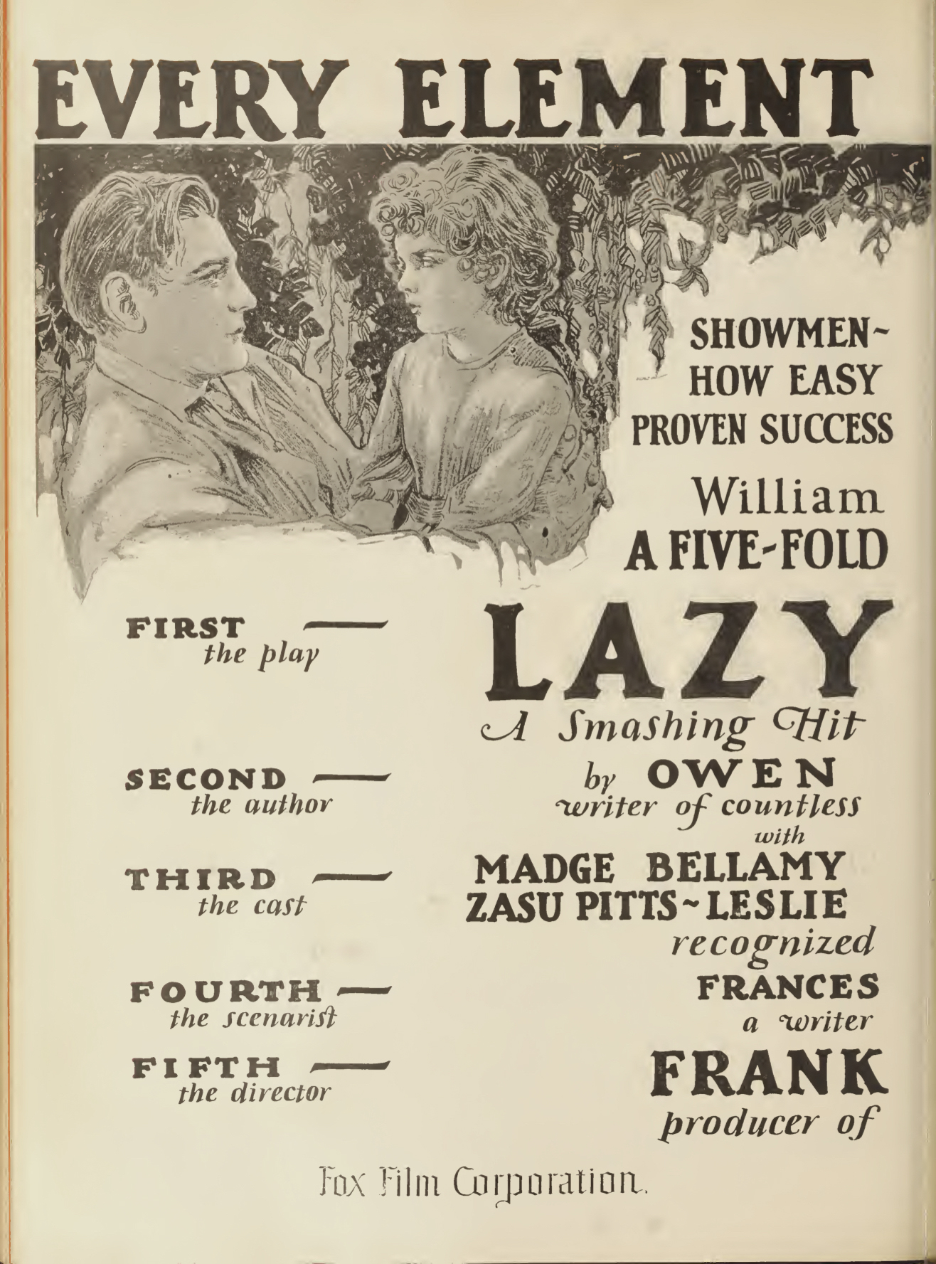 Lazybones (1925) Screenshot 3 