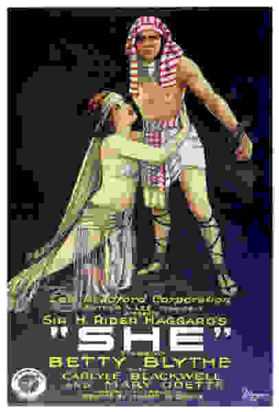 She (1925) starring Betty Blythe on DVD DVD She (1925) Screenshot 1