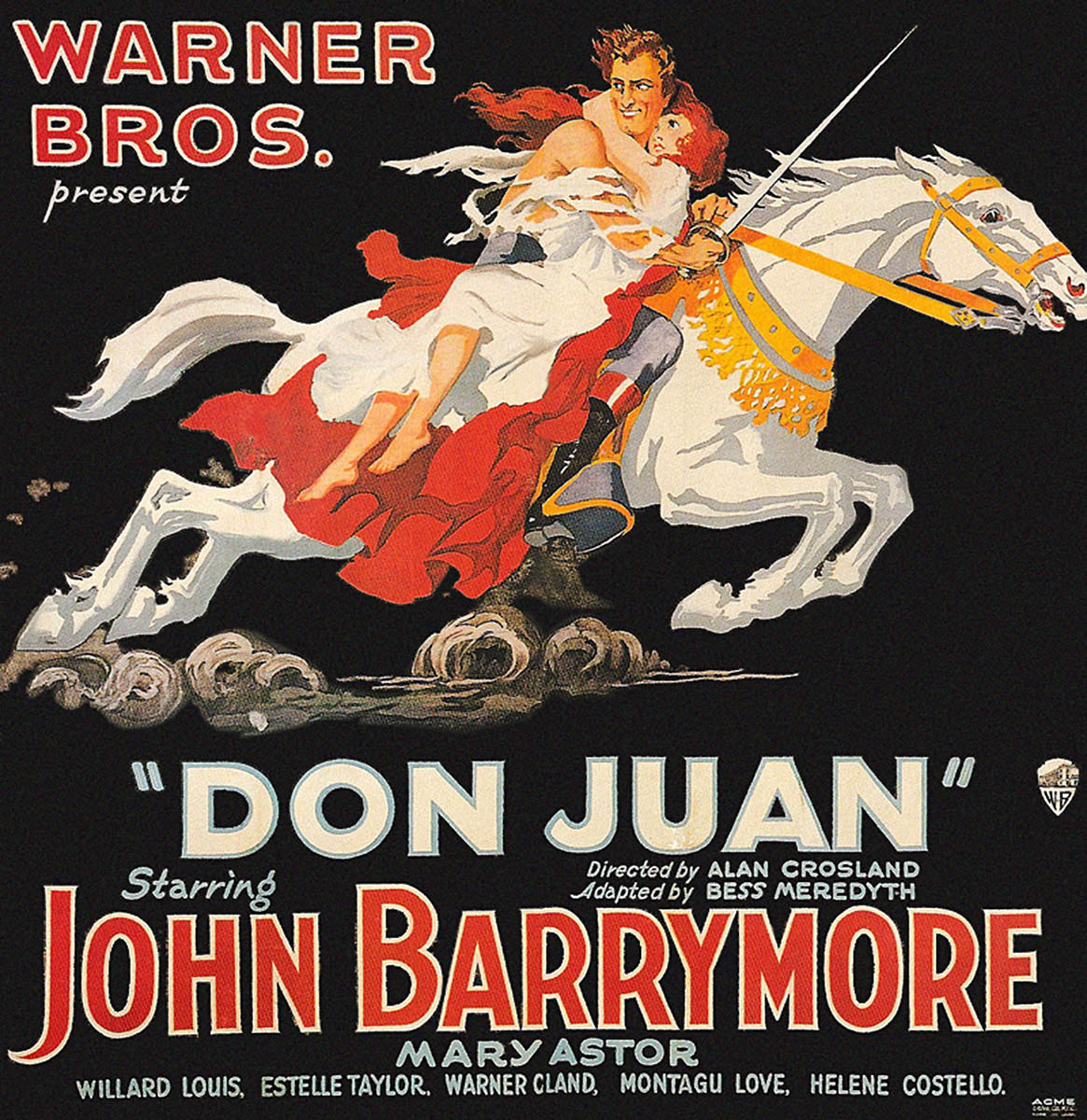Don Juan (1926) starring Jane Winton on DVD on DVD