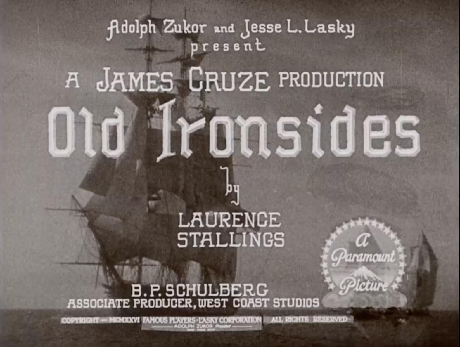 Old Ironsides (1926) Screenshot 1