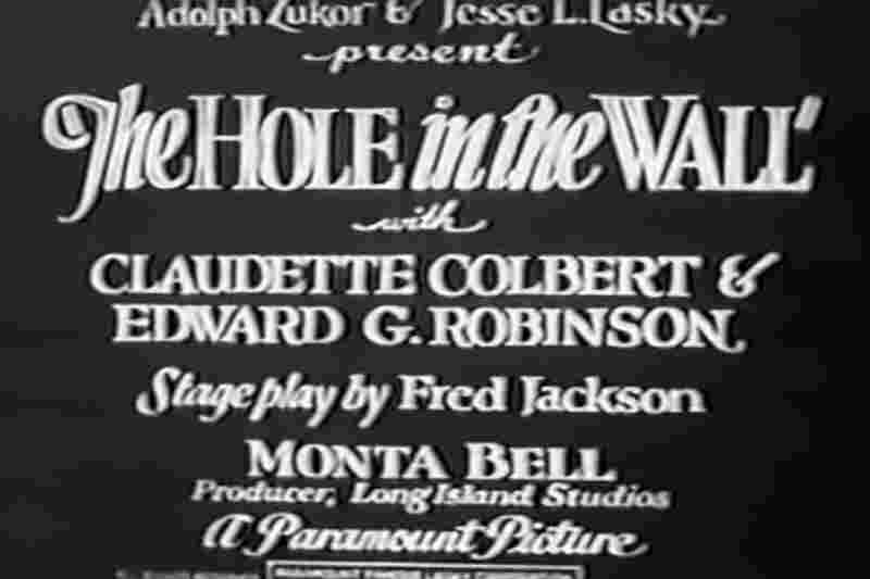 The Hole in the Wall (1929) Screenshot 2