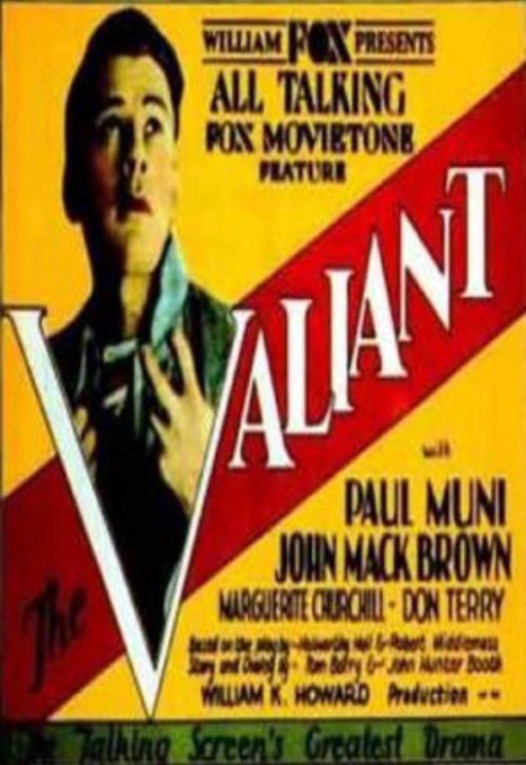 The Valiant (1929) starring Paul Muni on DVD on DVD