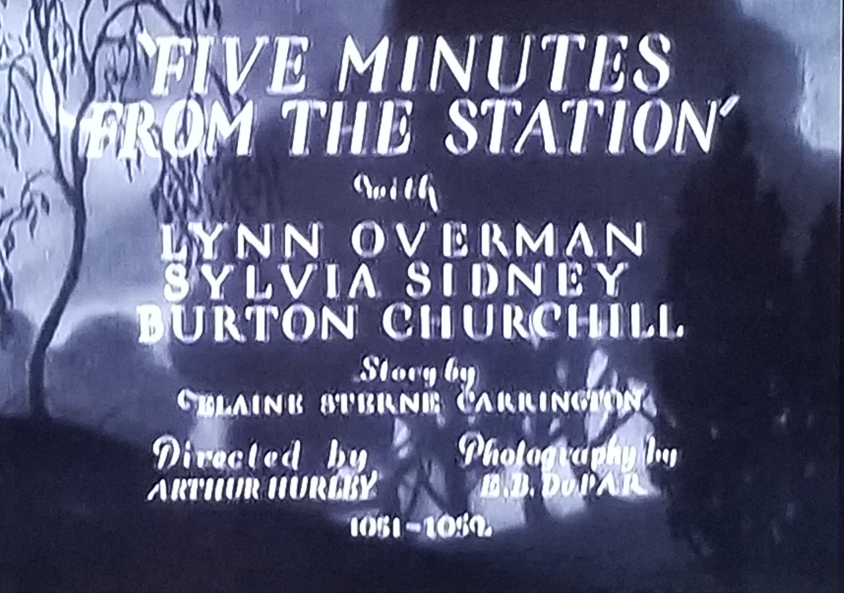 Five Minutes from the Station (1930) Screenshot 1 