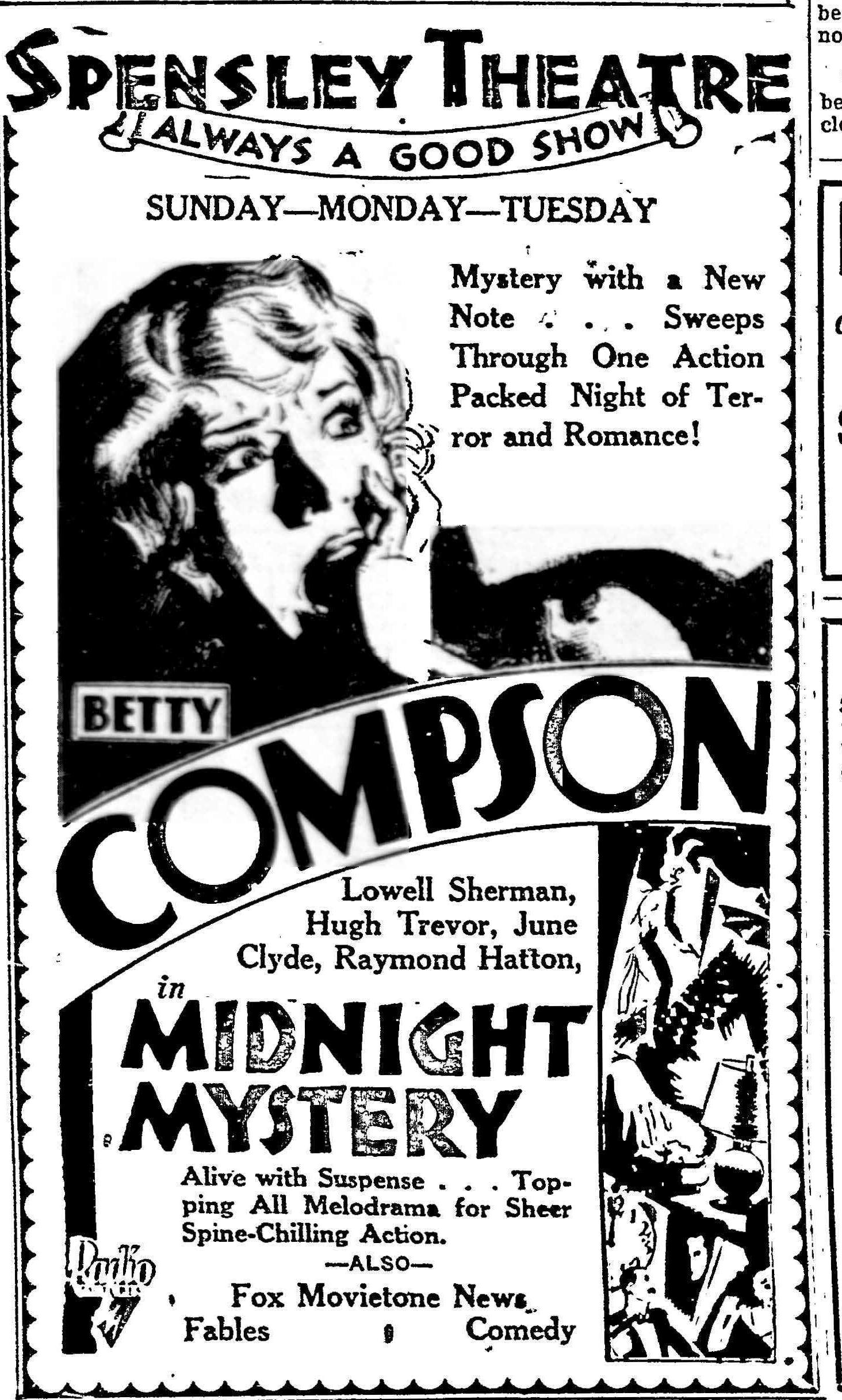 Midnight Mystery (1930) Screenshot 2