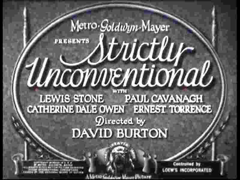 Strictly Unconventional (1930) Screenshot 2