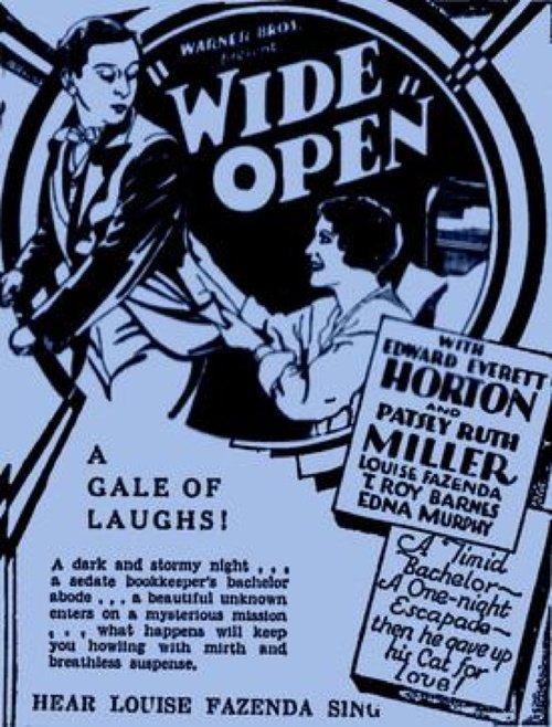 Wide Open (1930) starring Edward Everett Horton on DVD on DVD