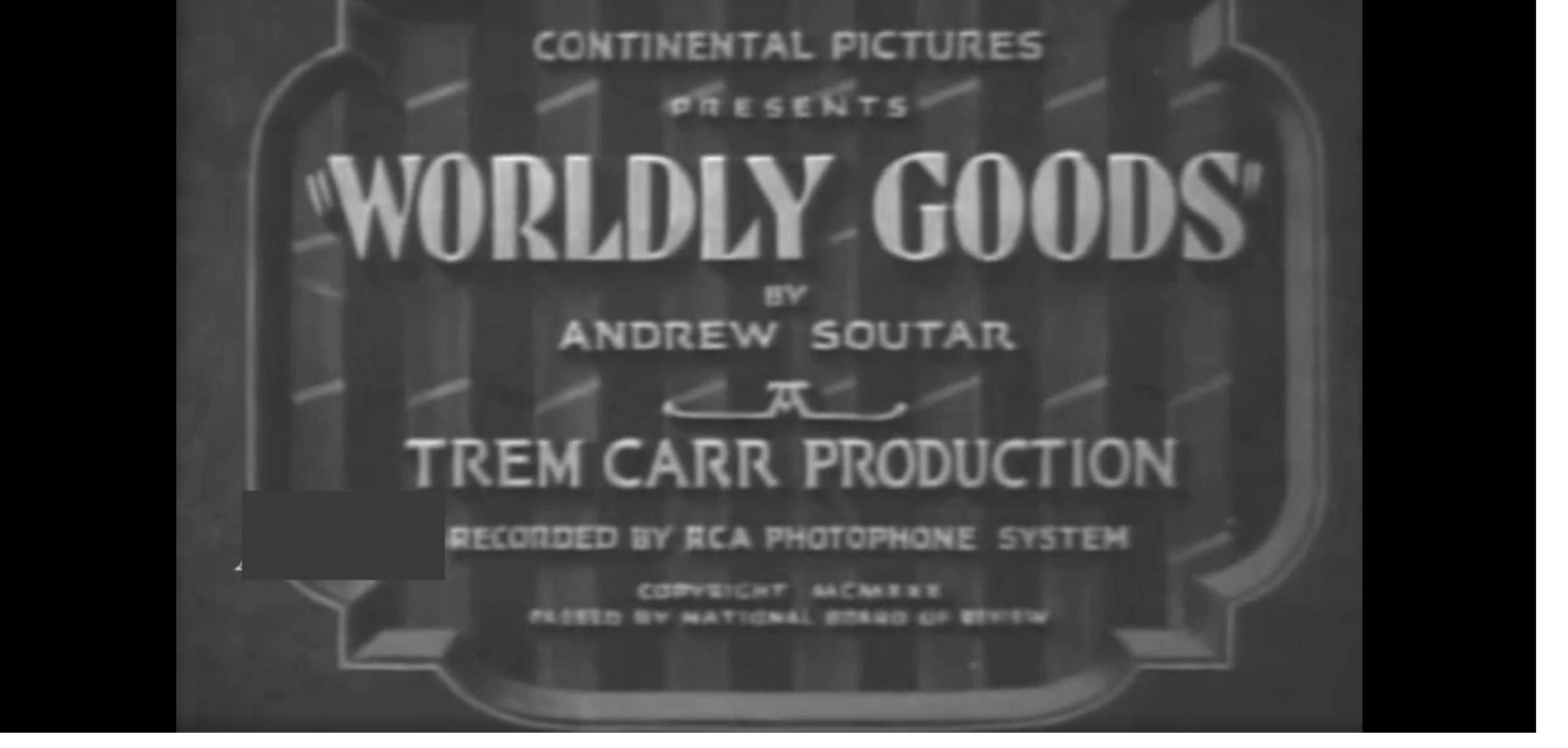 Worldly Goods (1930) Screenshot 2