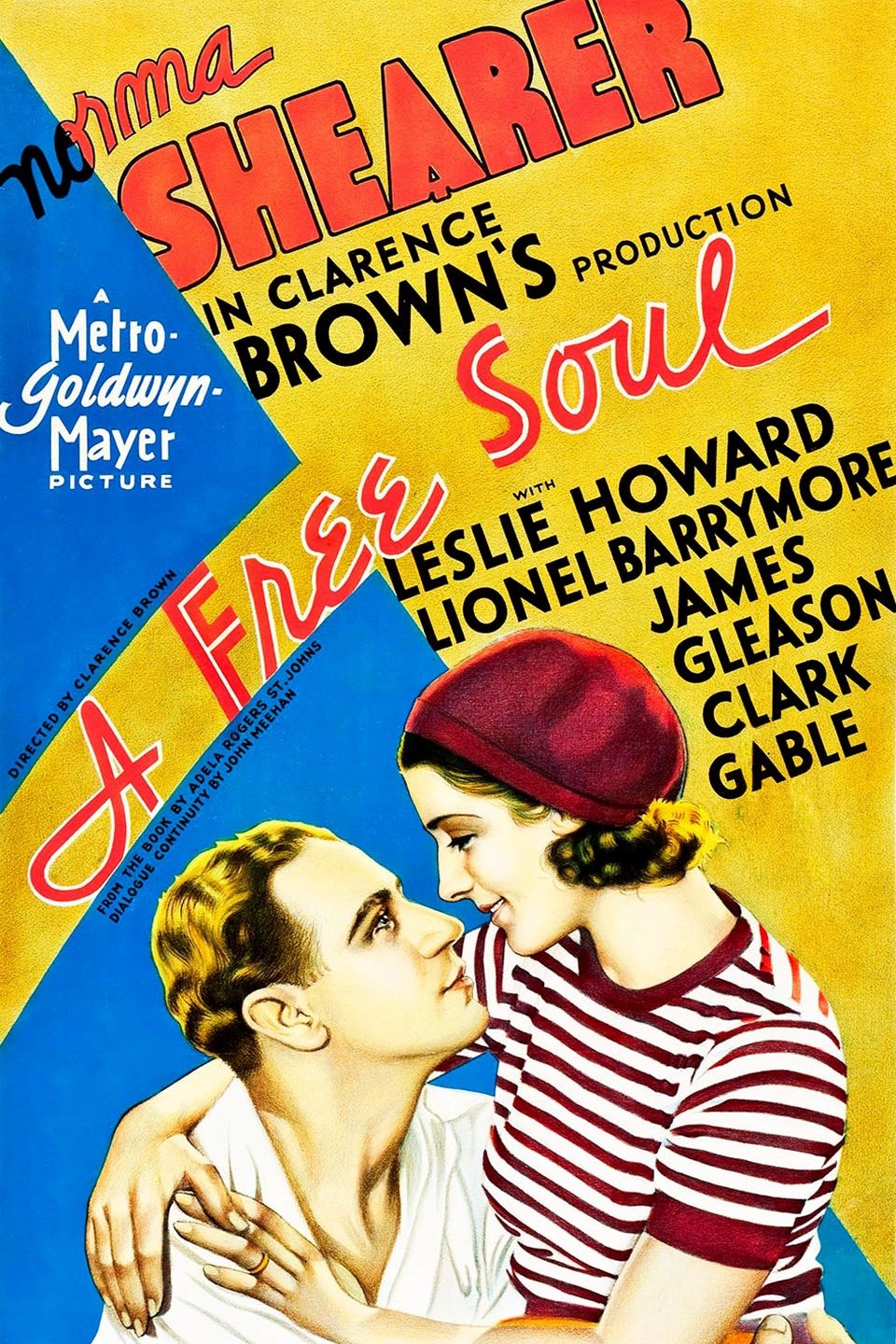 A Free Soul (1931) starring Norma Shearer on DVD on DVD