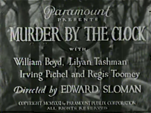 Murder by the Clock (1931) Screenshot 4 