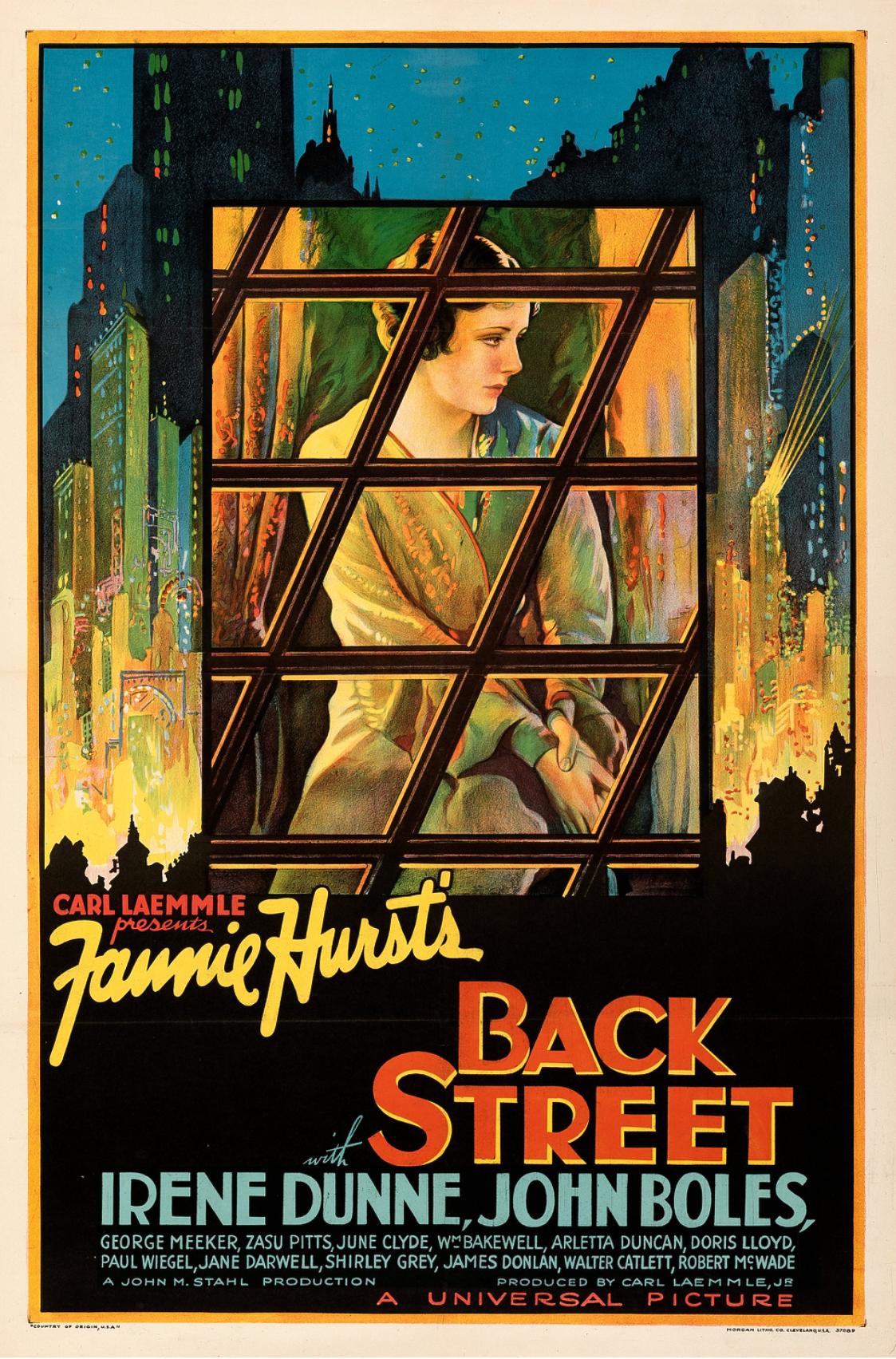 Back Street (1932) starring Irene Dunne on DVD on DVD