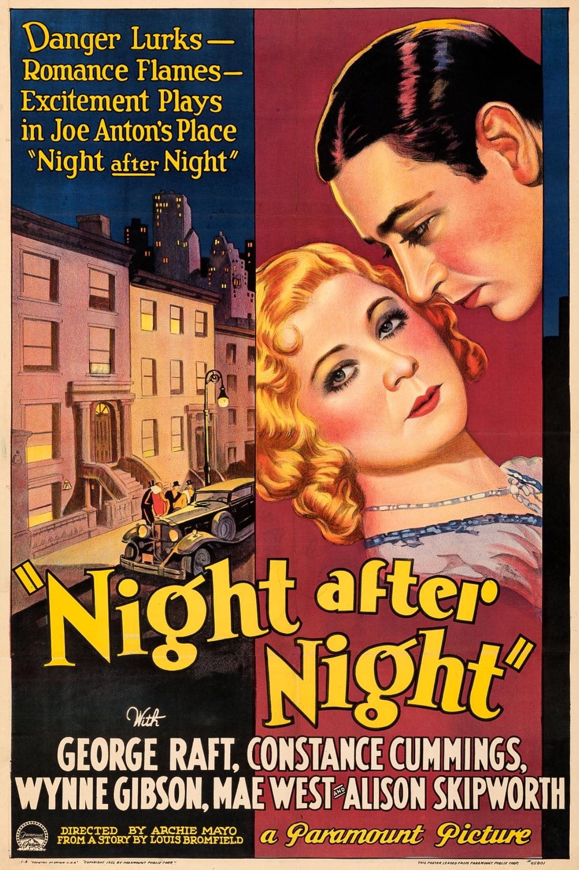 Night After Night (1932) starring George Raft on DVD on DVD