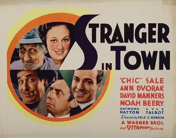 Stranger in Town (1931) starring Charles 'Chic' Sale on DVD on DVD