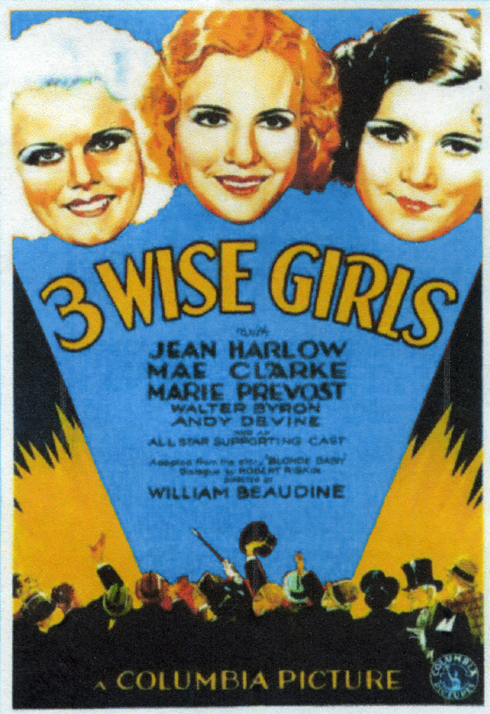 Three Wise Girls (1932) starring Jean Harlow on DVD on DVD