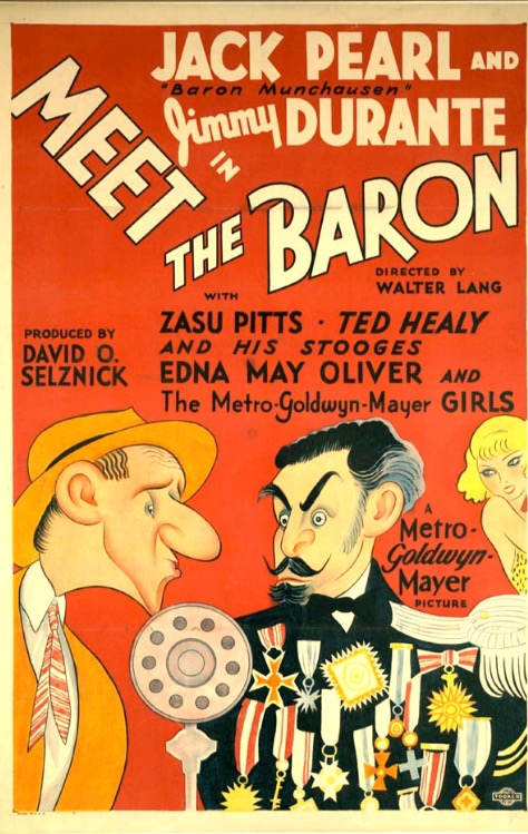 Meet the Baron (1933) starring Jack Pearl on DVD on DVD