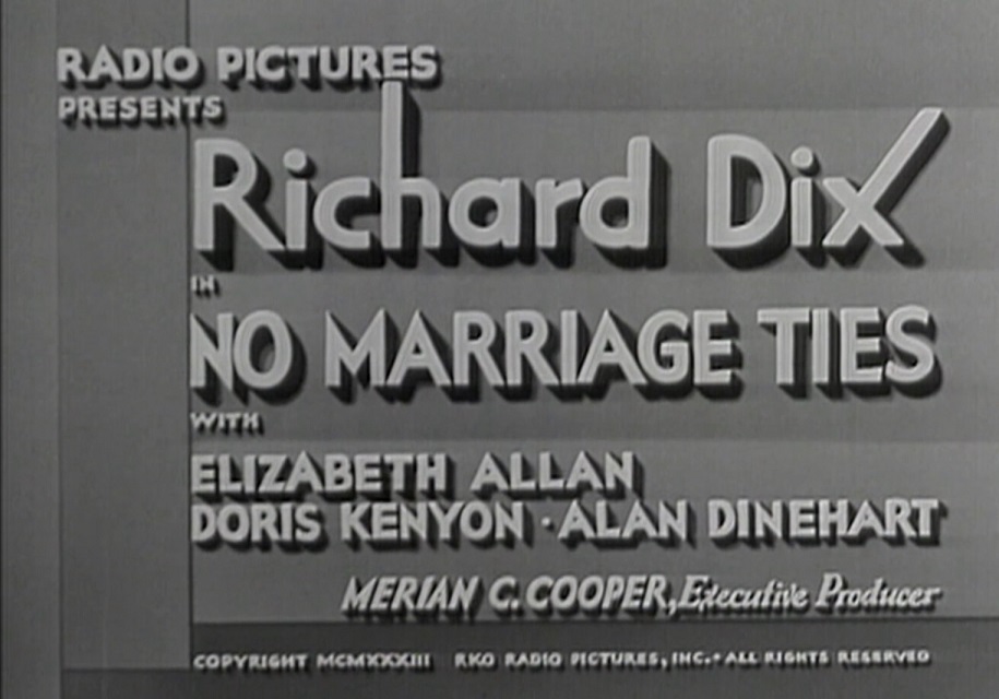 No Marriage Ties (1933) Screenshot 4