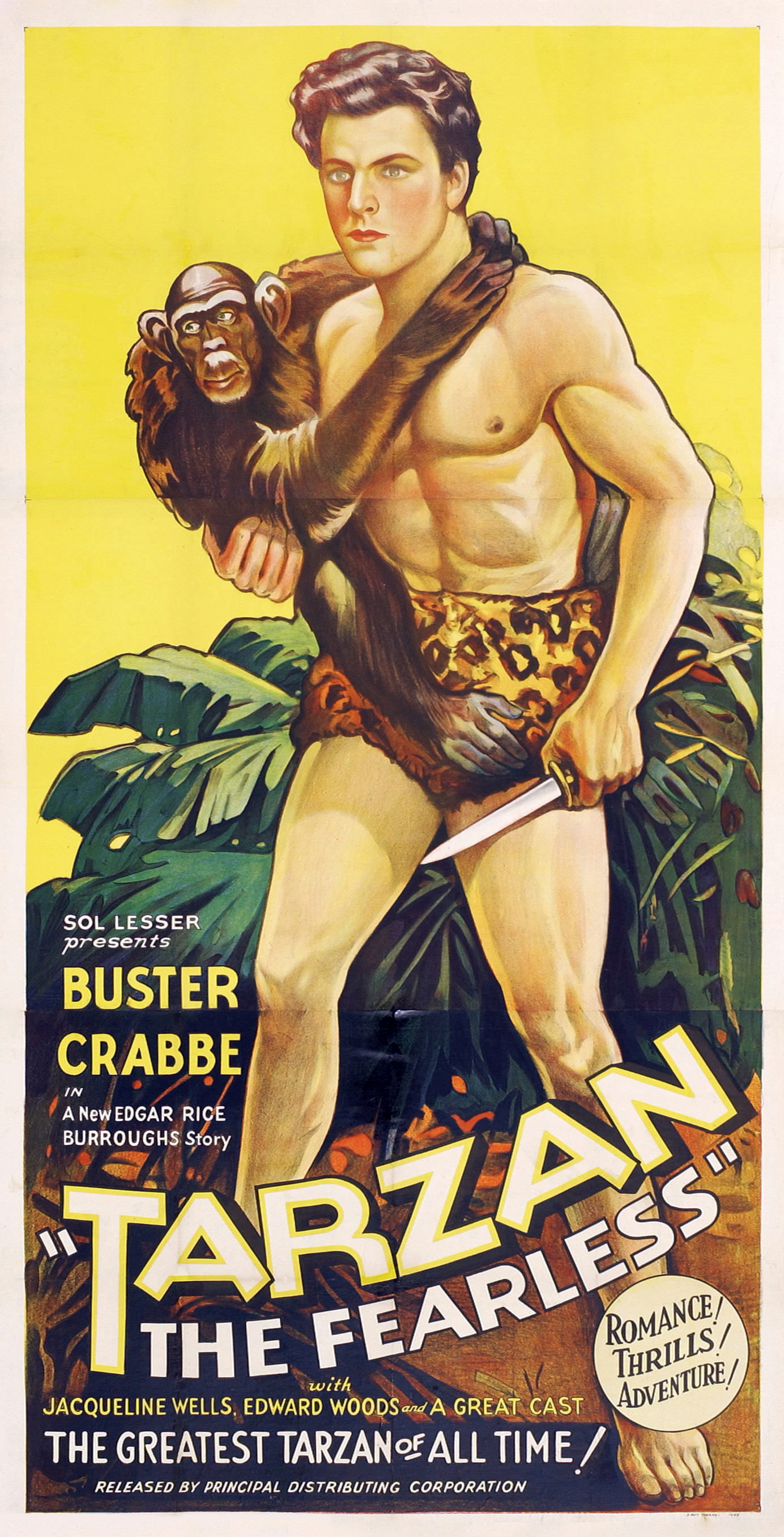 Tarzan the Fearless (1933) starring Buster Crabbe on DVD on DVD