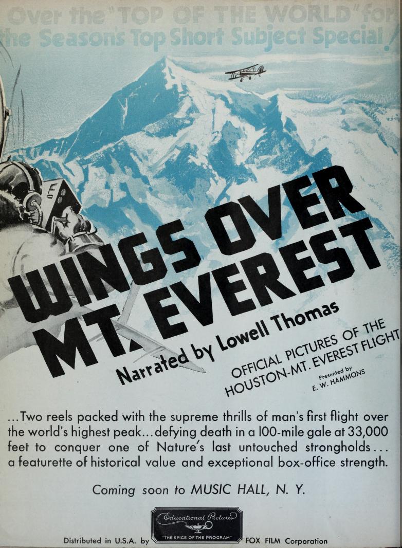 Wings Over Everest (1934) Screenshot 1 