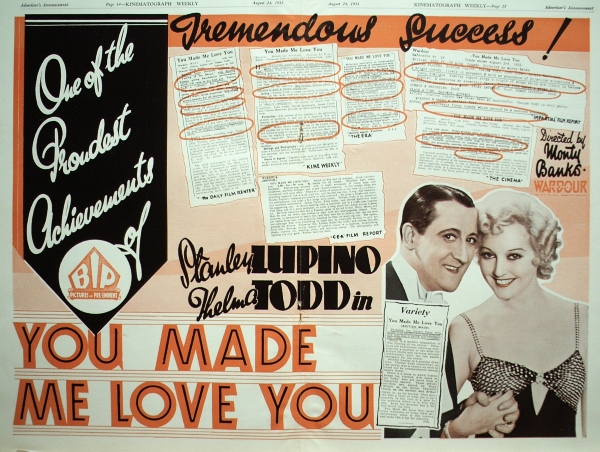 You Made Me Love You (1933) Screenshot 2