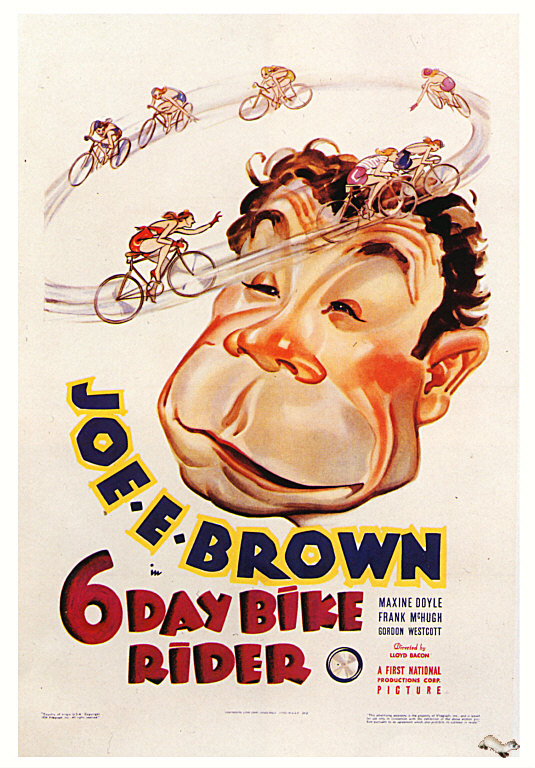 6 Day Bike Rider (1934) starring Joe E. Brown on DVD on DVD