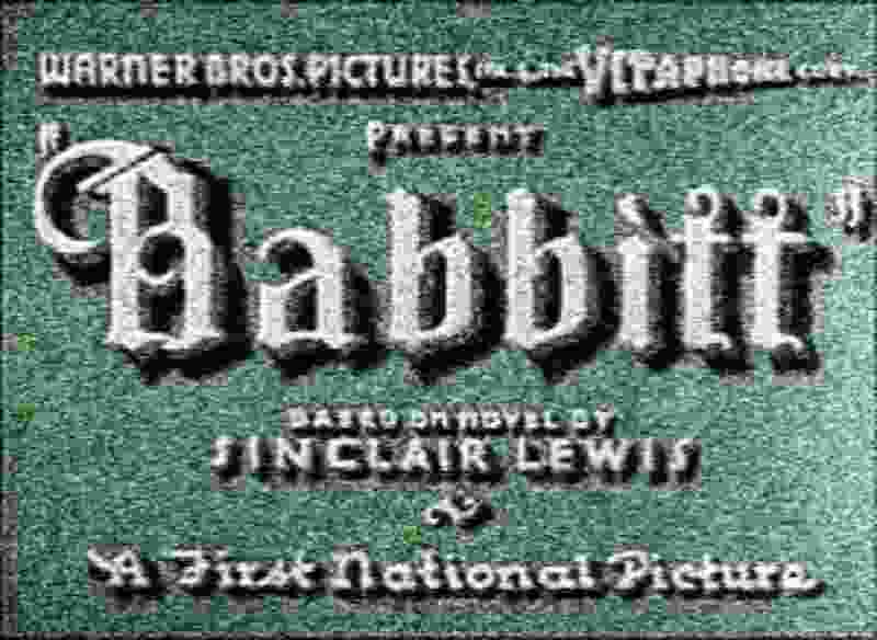 Babbitt (1934) Screenshot 1