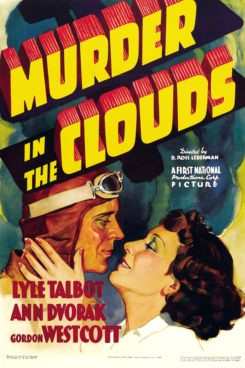 Murder in the Clouds (1934) starring Lyle Talbot on DVD on DVD