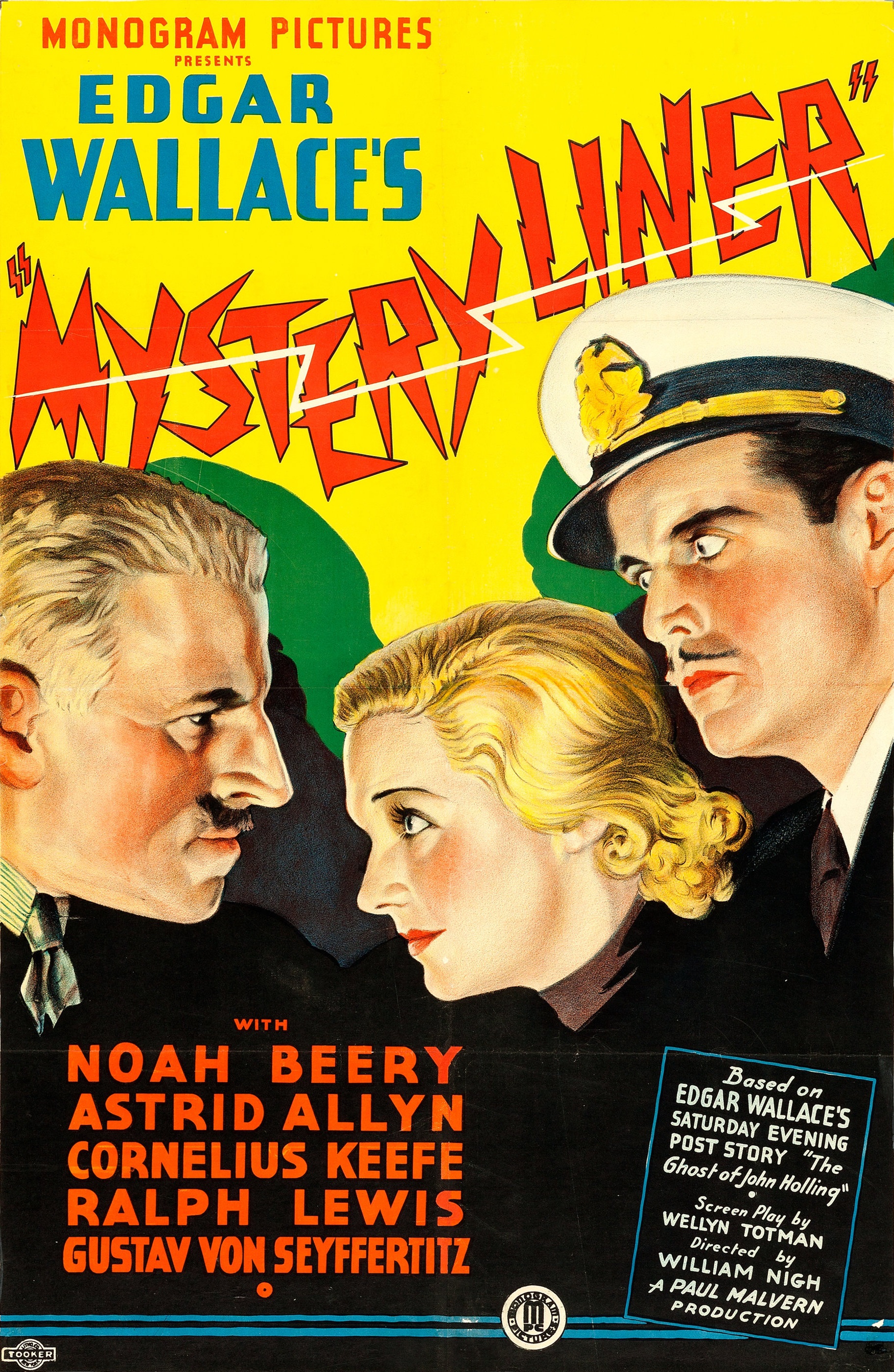 Mystery Liner (1934) starring Noah Beery on DVD on DVD