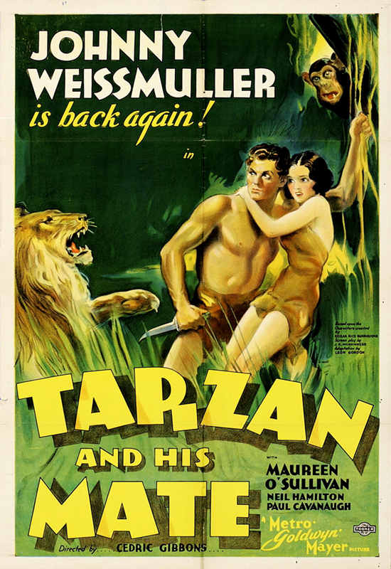 Tarzan and His Mate (1934) starring Johnny Weissmuller on DVD on DVD