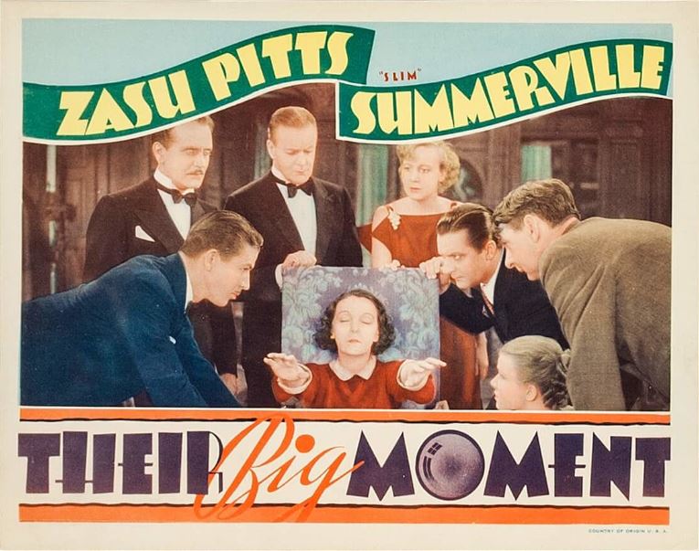 Their Big Moment (1934) starring Zasu Pitts on DVD on DVD