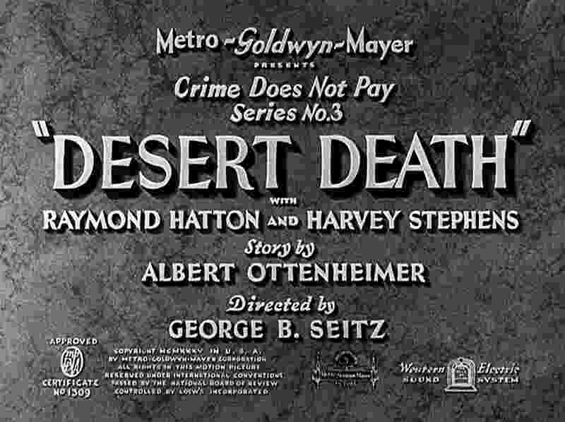 Desert Death (1935) Screenshot 1