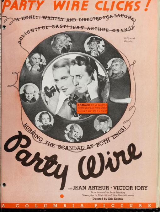 Party Wire (1935) Screenshot 3 
