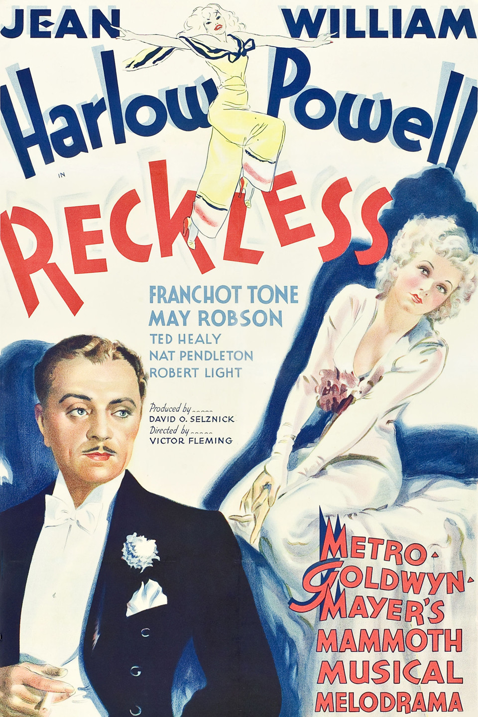 Reckless (1935) starring Jean Harlow on DVD on DVD