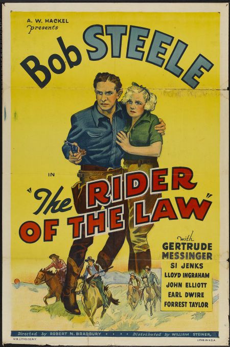 The Rider of the Law (1935) starring Bob Steele on DVD on DVD