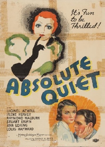 Absolute Quiet (1936) starring Lionel Atwill on DVD on DVD