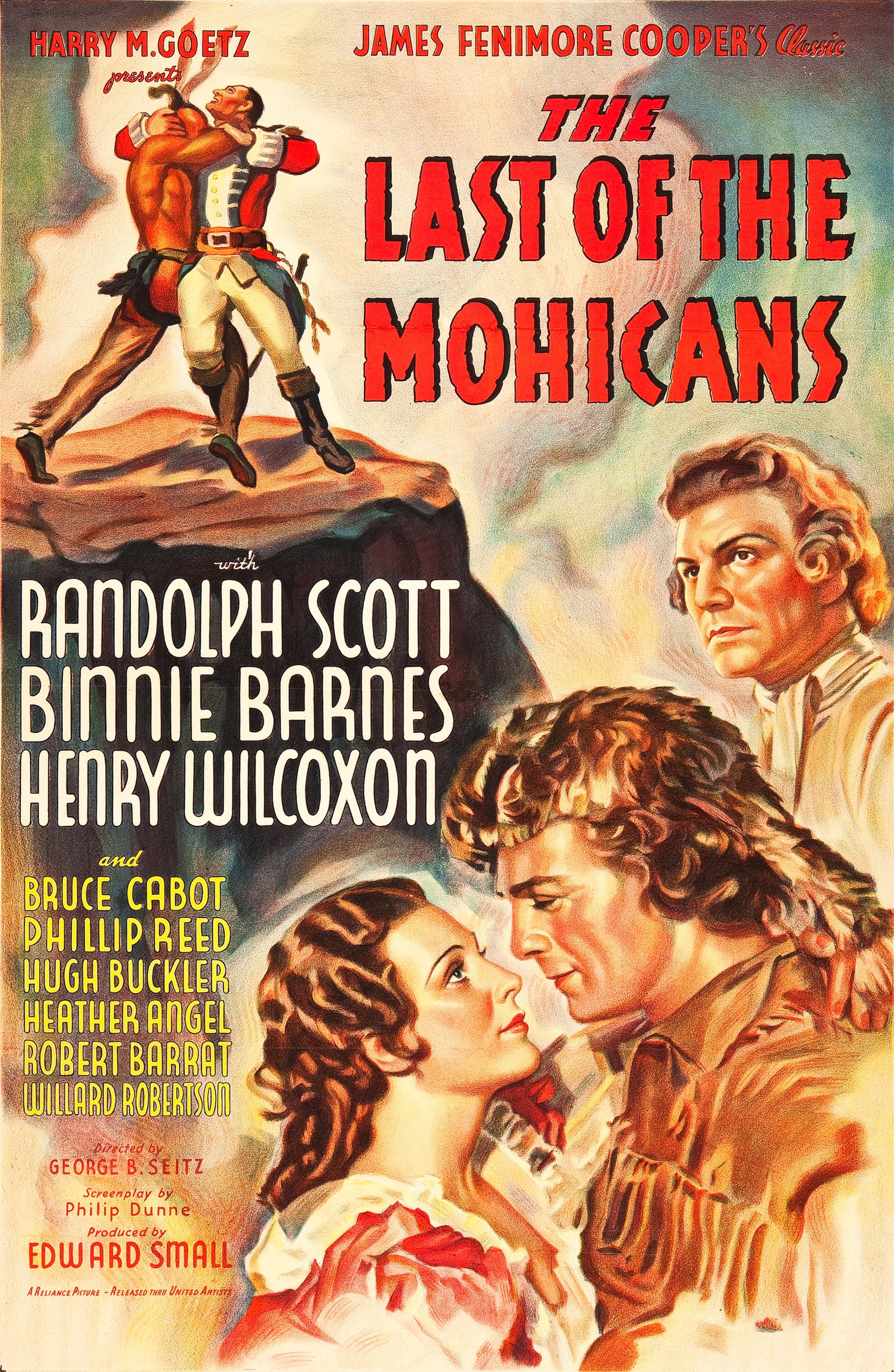 The Last of the Mohicans (1936) starring Randolph Scott on DVD on DVD