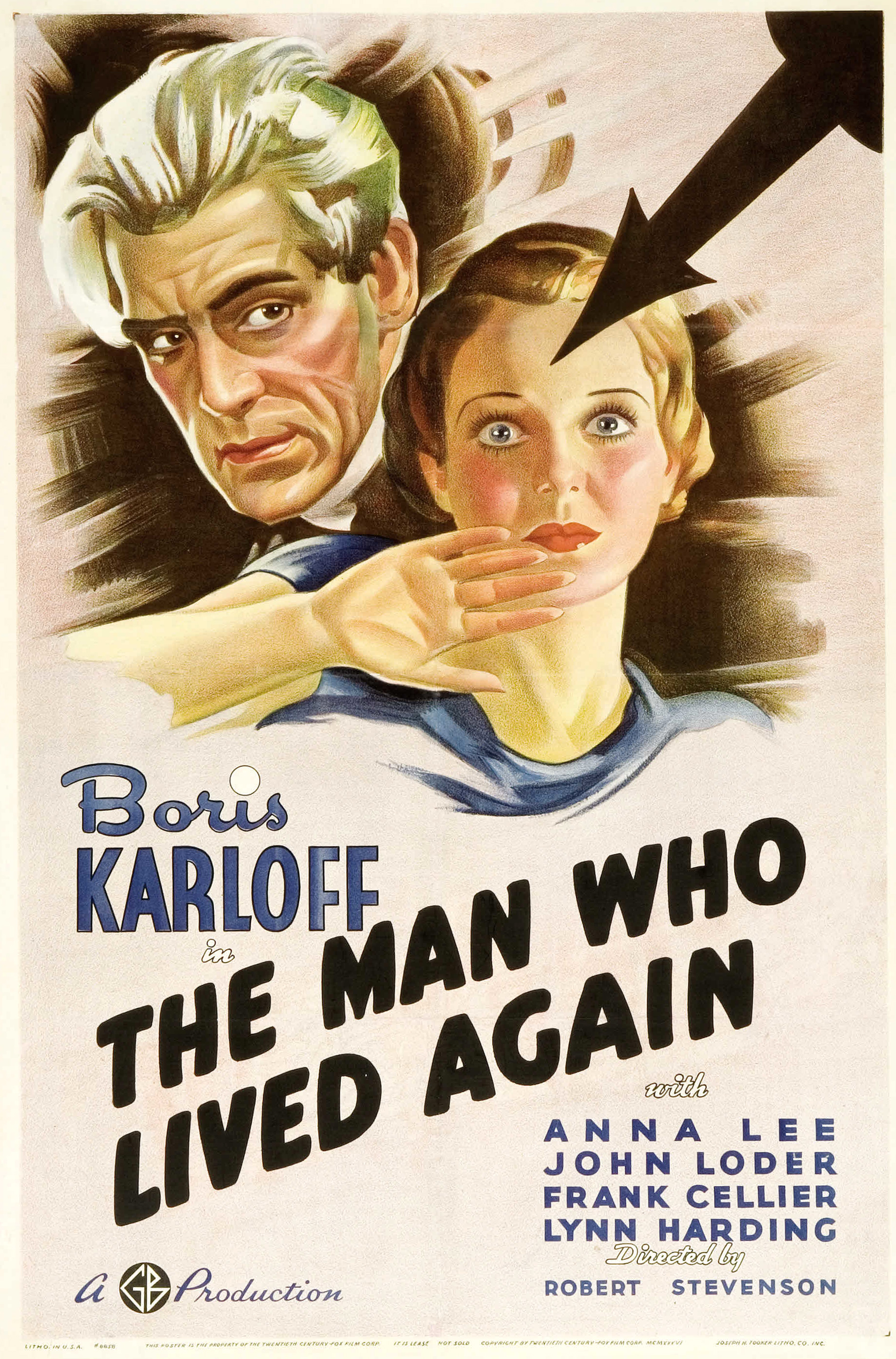 The Man Who Lived Again (1936) starring Boris Karloff on DVD on DVD