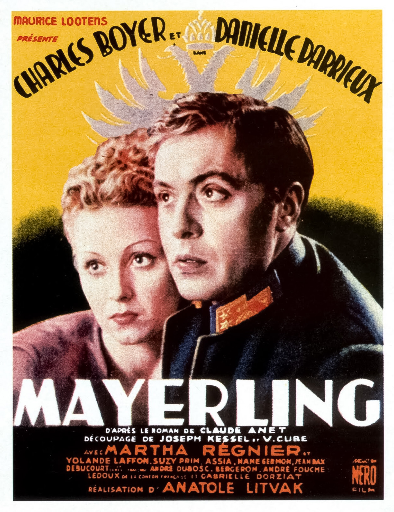 Mayerling (1936) with English Subtitles on DVD on DVD