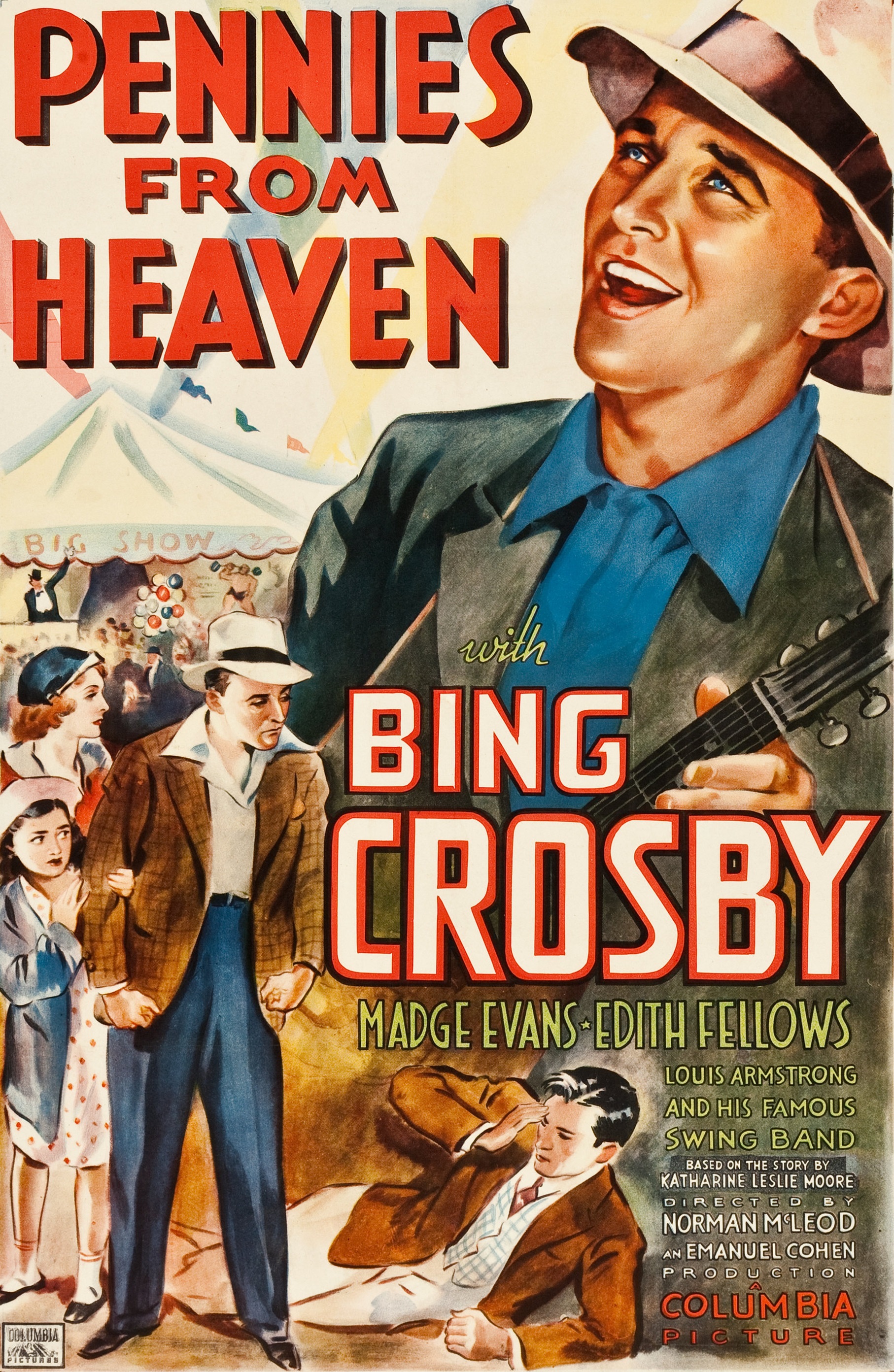 Pennies from Heaven (1936) starring Bing Crosby on DVD on DVD