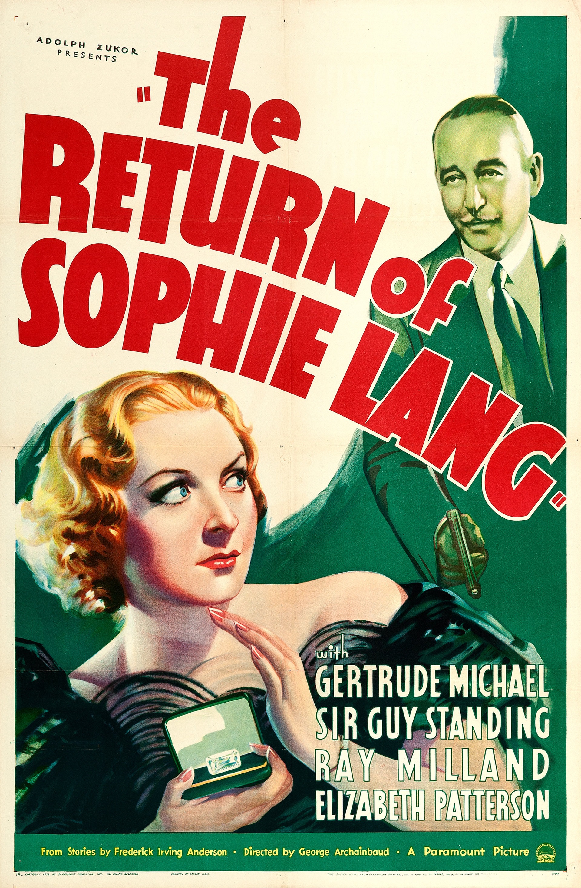 The Return of Sophie Lang (1936) Screenshot 1