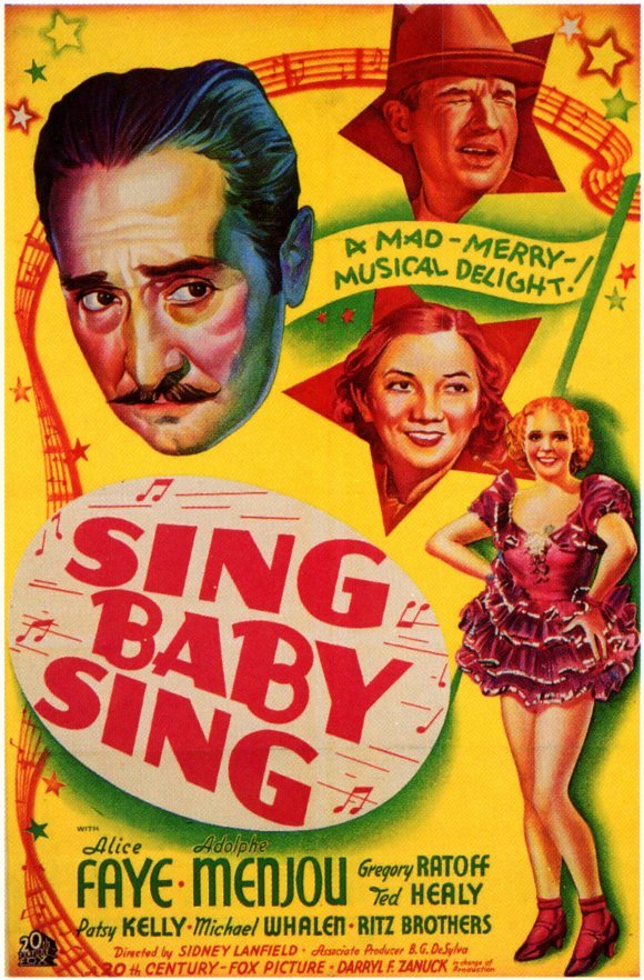 Sing, Baby, Sing (1936) starring Alice Faye on DVD on DVD