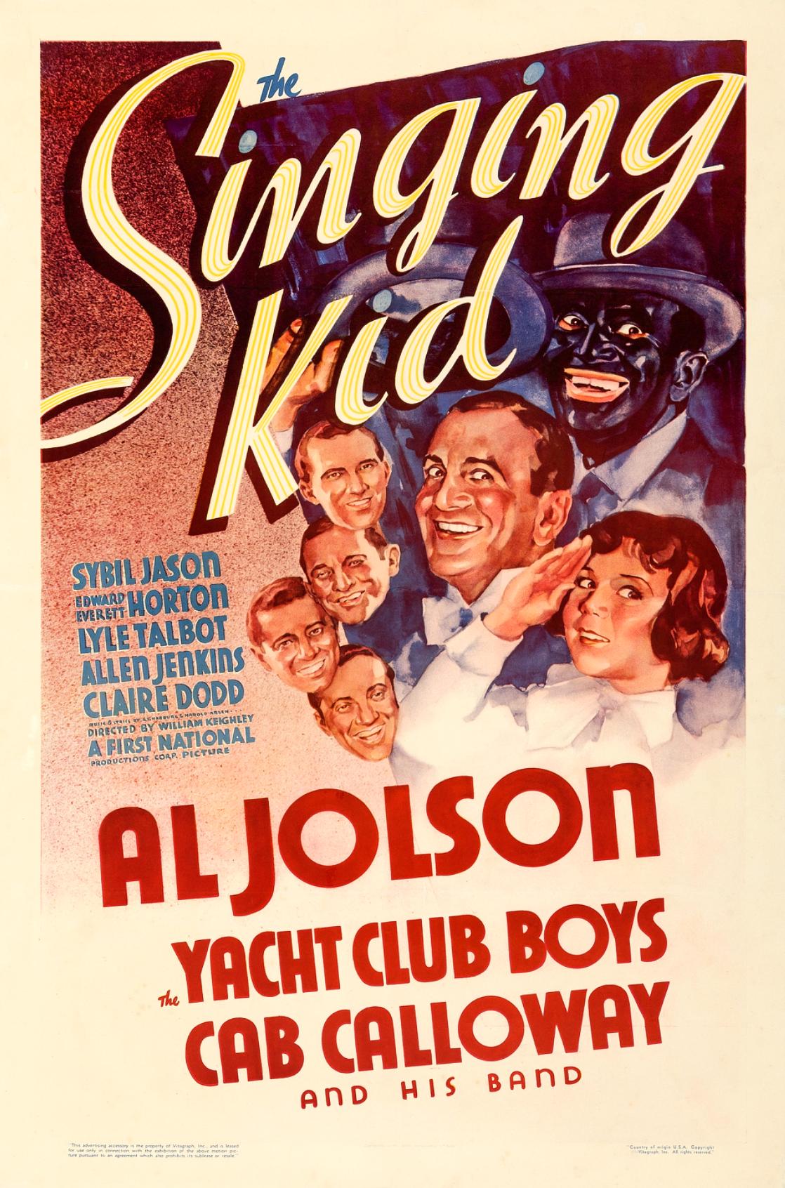 The Singing Kid (1936) starring Al Jolson on DVD on DVD