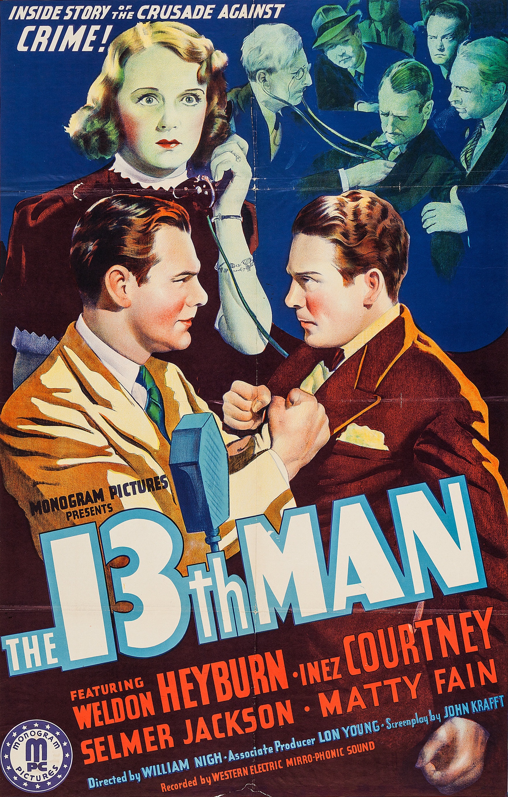 The 13th Man (1937) starring Weldon Heyburn on DVD on DVD