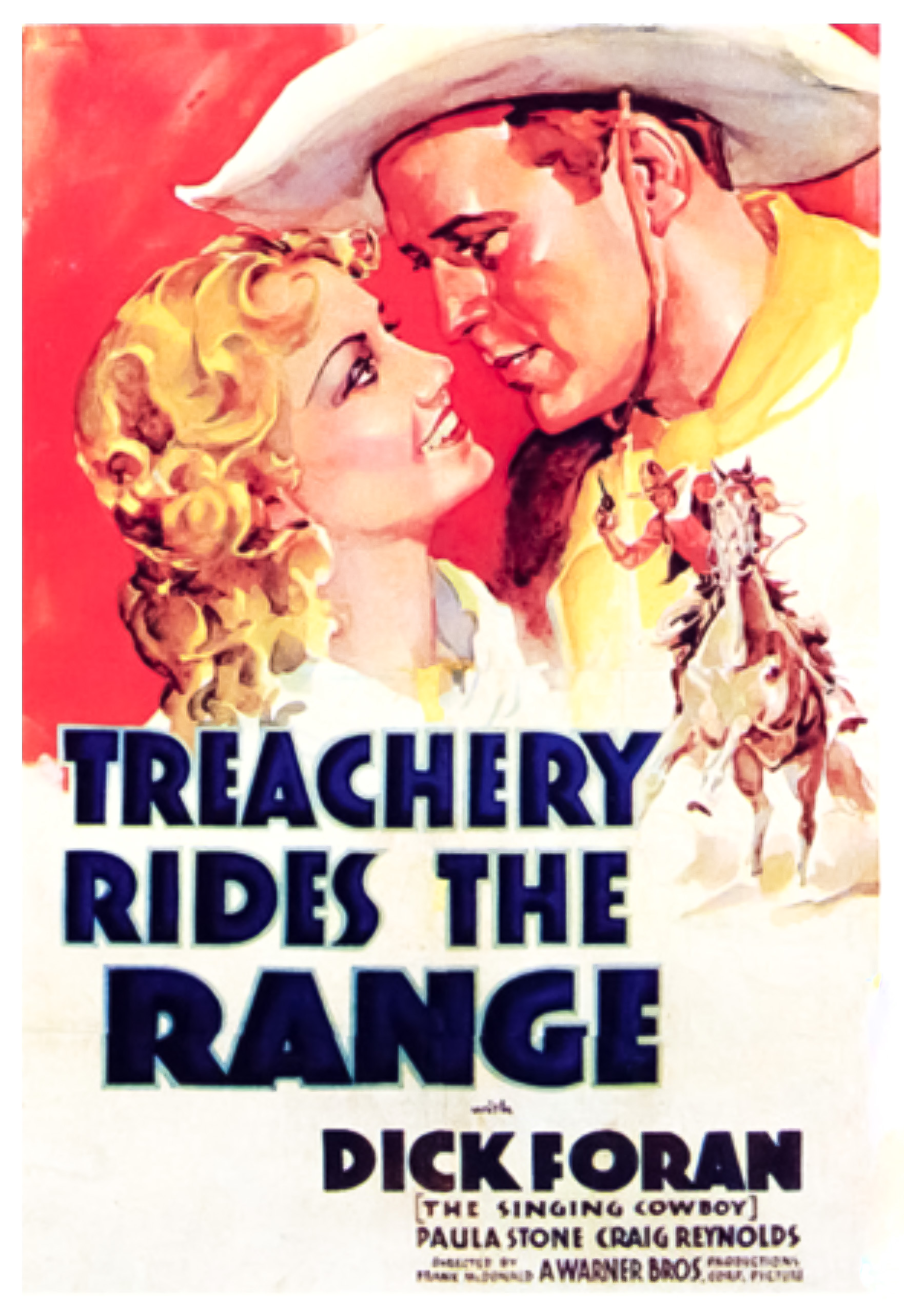 Treachery Rides the Range (1936) starring Dick Foran on DVD on DVD
